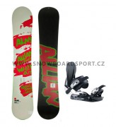 Snowboard set pánský Allian White Out