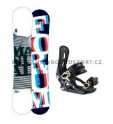 Snowboard komplet Forum pánský The Manual vázání Westige Poker