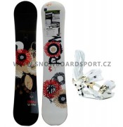Snowboard komplet dámský Rome The Detail vázání Westige Hard