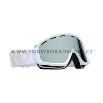 Brýle na snowboard Electric EGB Gloss White Bronze Silver Chrome
