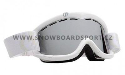 Brýle na snowboard Electric EGK Gloss White Bronze Silver Chrome