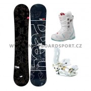 Snowboard set dámský Head Fountain I Rocka Black 11/12