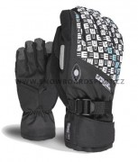 Rukavice na snowboard Level Matrix Under Black White