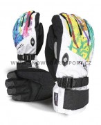 Rukavice na snowboard Level Matrix Under White