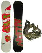 Snowboard komplet Allian White Out s vázáním Westige zdarma