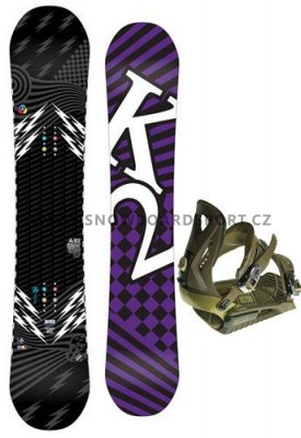 Snowboard komplet K2 Darkstar s vázáním Westige zdarma