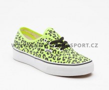 Boty Vans AUTHENTIC - Neon Leopard Yellow Black SP13