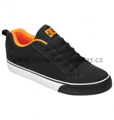 Boty pánské DC COURT VULC TX - BLACK BLAZING ORANGE SP13