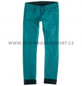 Kalhoty dámské DC SKINNY COLOR - BLUE GRASS SP13