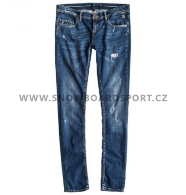 Kalhoty dámské DC SKINNY - MEDIUM WASH SP13