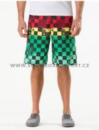 Plavky pánské Vans Off The Wall Boardshort - Rasta Scan Check SP13